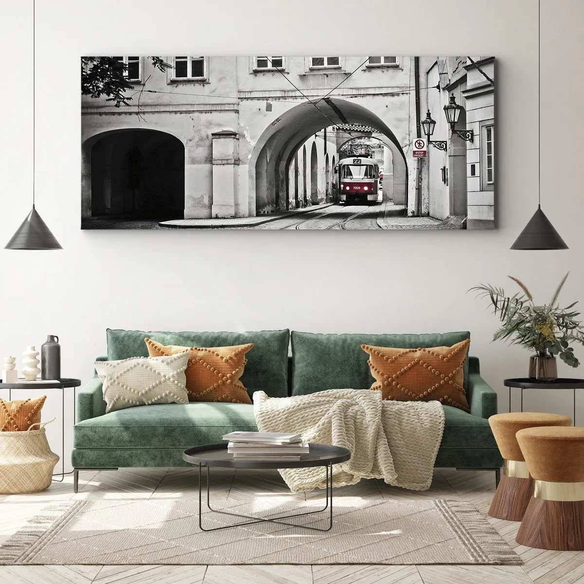 Obraz na płótnie - Przez miejski labirynt - 100x40 cm
