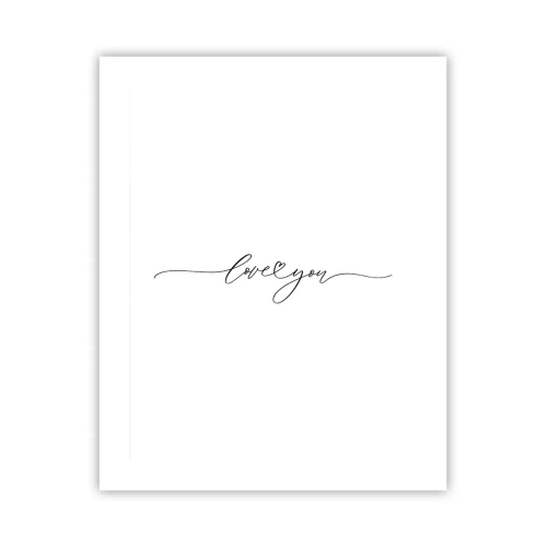 Plakat - Czarno na białym - 40x50 cm