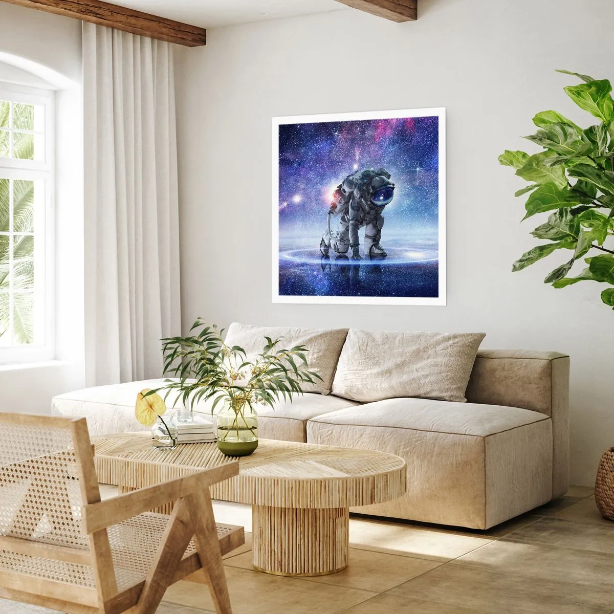 Plakat - Niebo gwiaździste nade mną - 30x30 cm