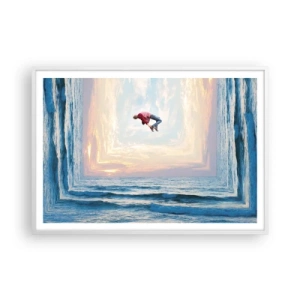 Plakat w białej ramie - Do innego wymiaru - 100x70 cm