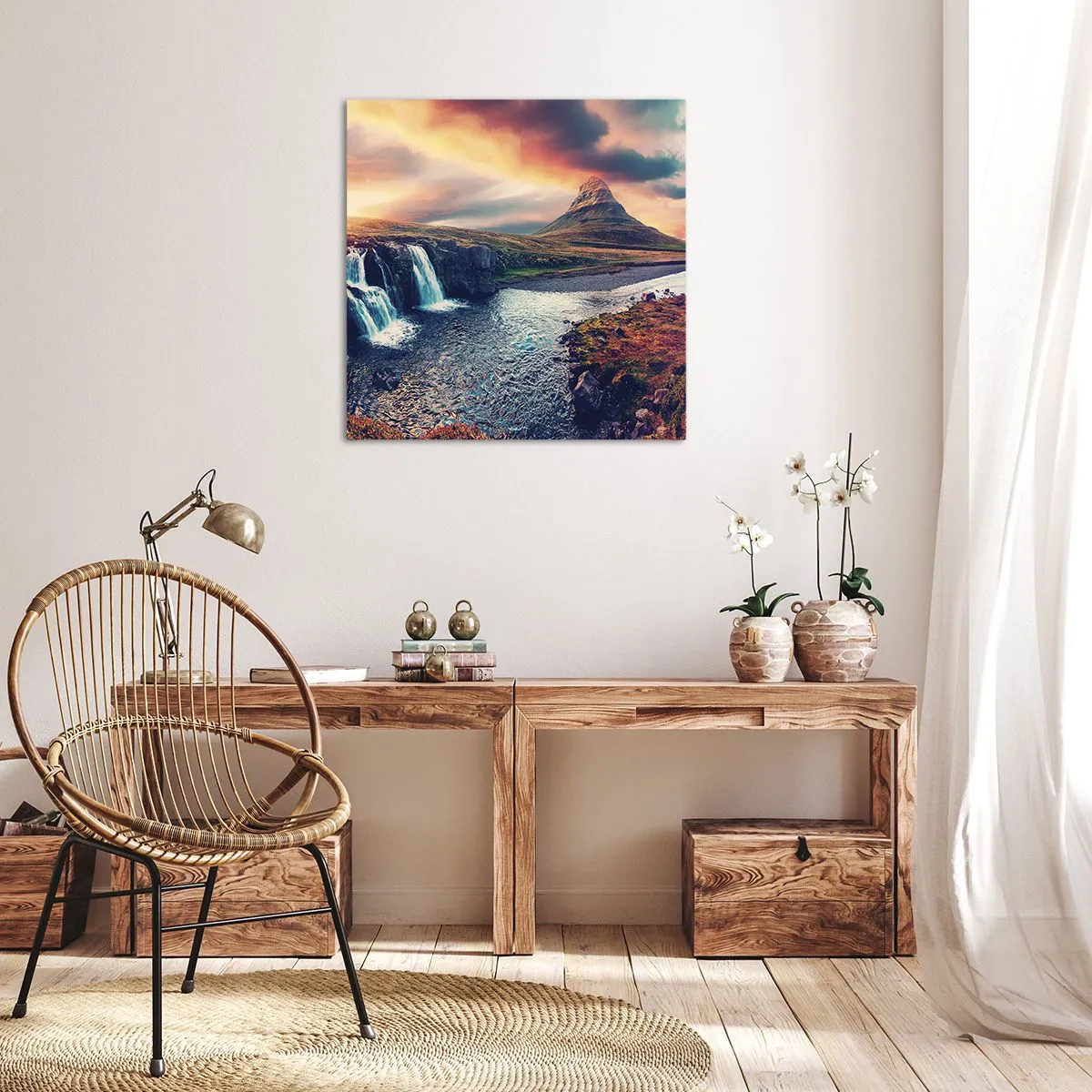 Obraz na płótnie - W majestacie przyrody - 60x60 cm