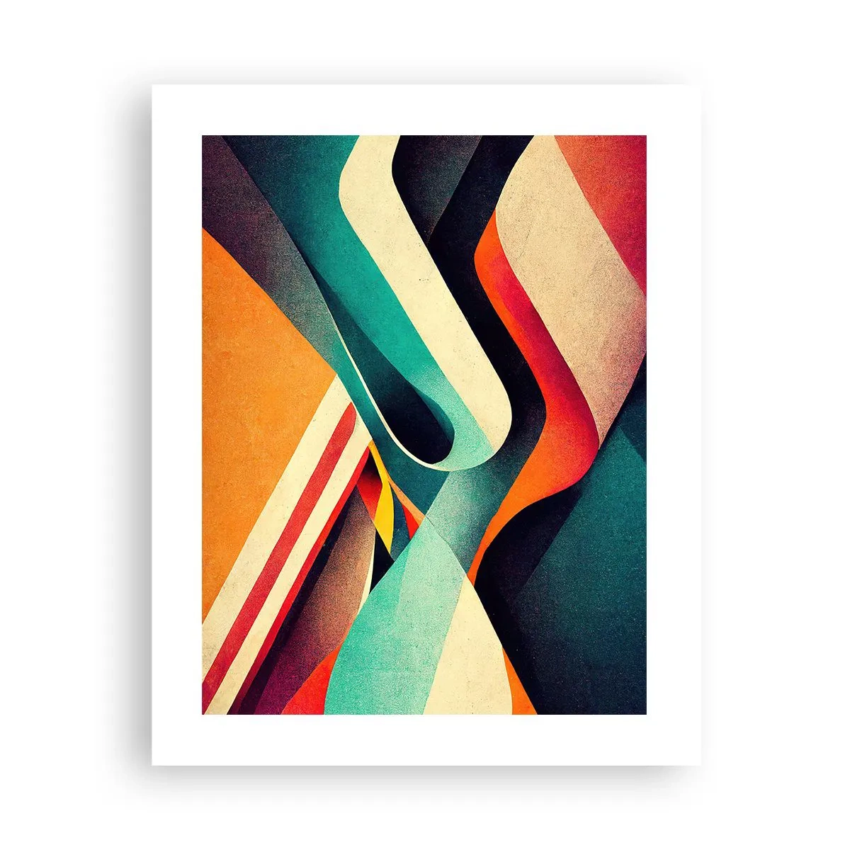 Plakat - Kompozycja intensywna - 40x50 cm