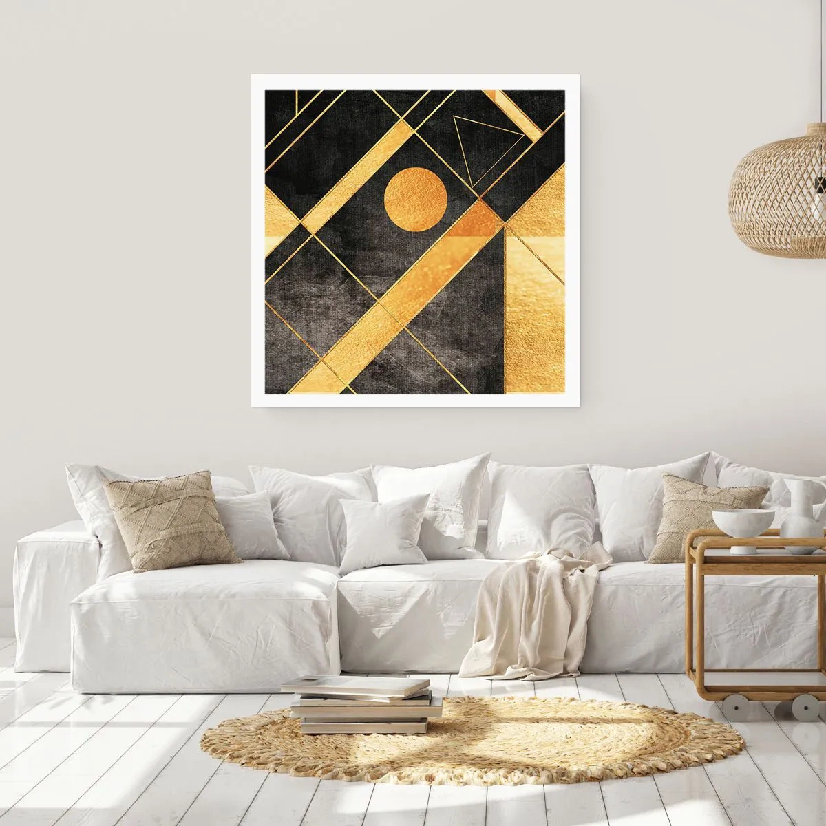 Plakat - Słońce pustyni - 40x40 cm
