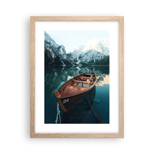 Plakat w ramie jasny dąb - Jak na szkle malowane - 30x40 cm