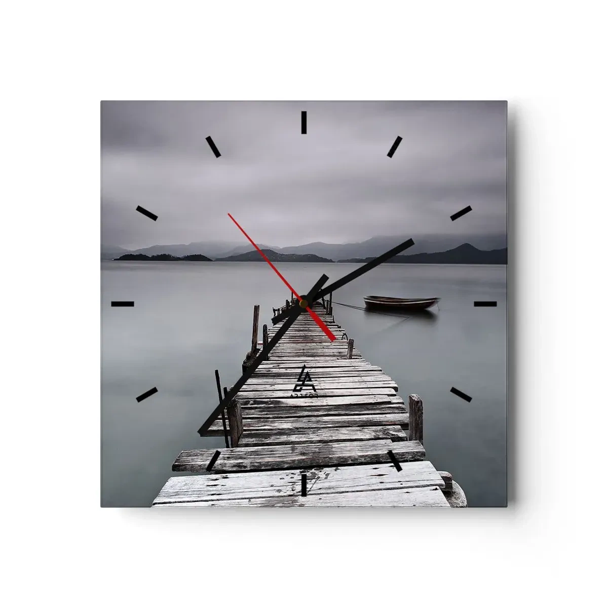 Zegar ścienny - Jutro możesz ruszać - 40x40 cm