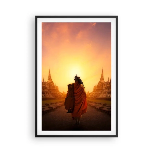 Plakat w czarnej ramie - W spokoju przez wieczność - 61x91 cm