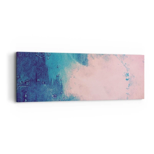 Obraz na płótnie - Błękitne objęcia - 90x30 cm