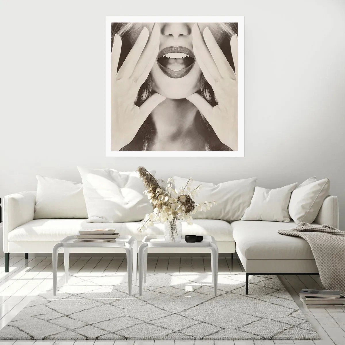 Plakat - Już idę! - 60x60 cm