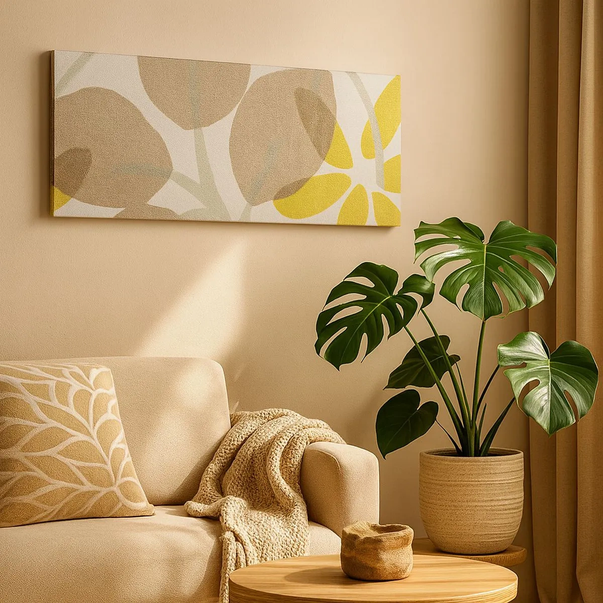 Obraz na płótnie - Kompozycja w pełnym słońcu - 100x40 cm