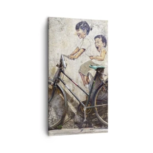 Obraz na płótnie - Prawda czy fałsz? - 45x80 cm