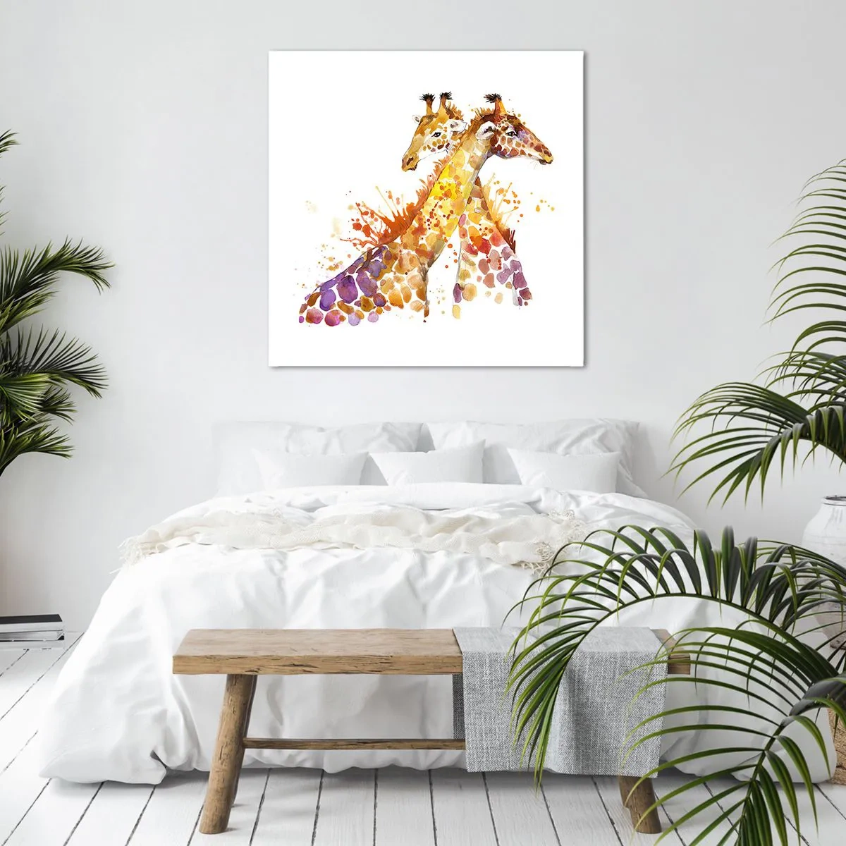 Obraz na płótnie - Czy to jest przyjaźń czy to jest kochanie? - 70x70 cm