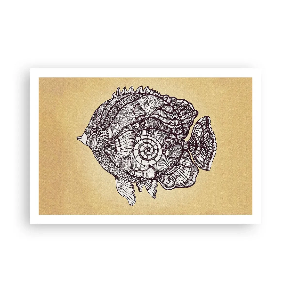 Plakat - Z oceanu ornamentów - 91x61 cm