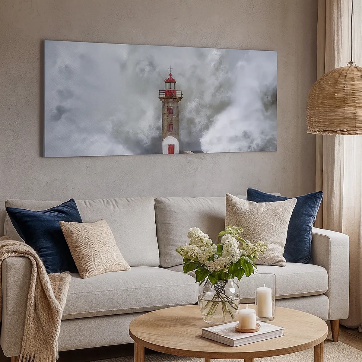 Obraz na płótnie - Ryk wód, szum zawiei - 30x30 cm