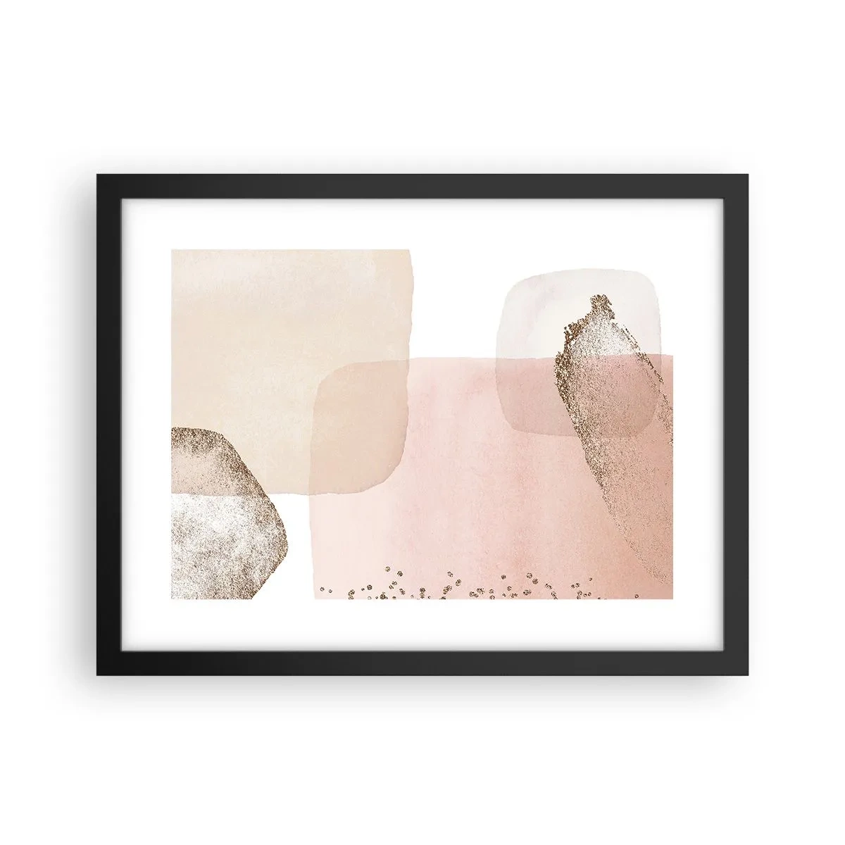 Plakat w czarnej ramie - Spojrzenie przez kolor - 40x30 cm