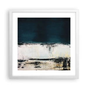 Plakat w białej ramie - Kompozycja horyzontalna - 40x40 cm