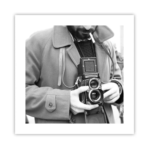 Plakat - W stylu retro - 40x40 cm