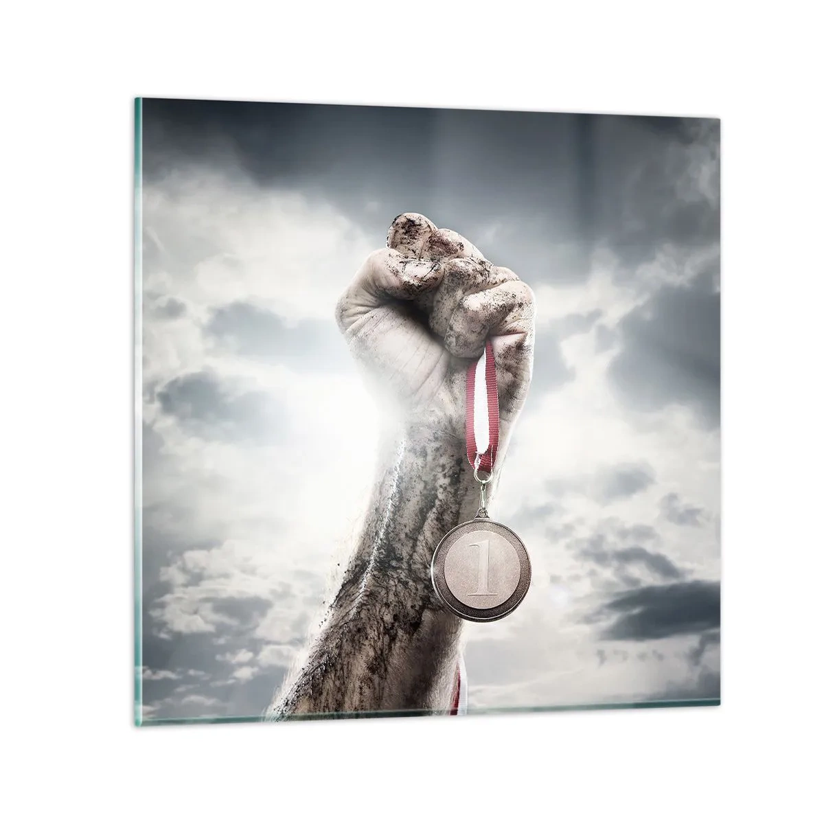 Obraz na szkle - Per aspera ad astra - 50x50 cm