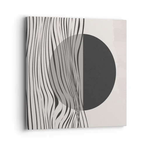 Obraz na płótnie - Kompozycja połowiczna - 40x40 cm