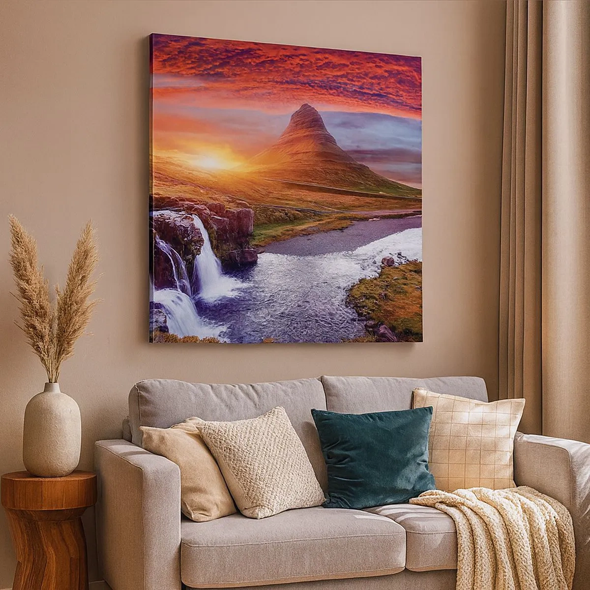 Obraz na płótnie - Widok Śródziemia - 30x30 cm