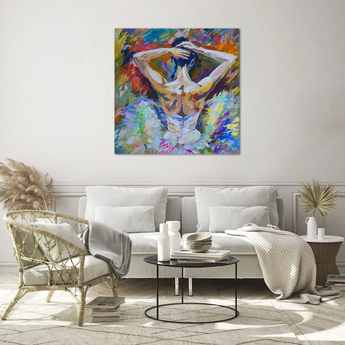 Obraz na szkle - To może być wszysko - 40x40 cm