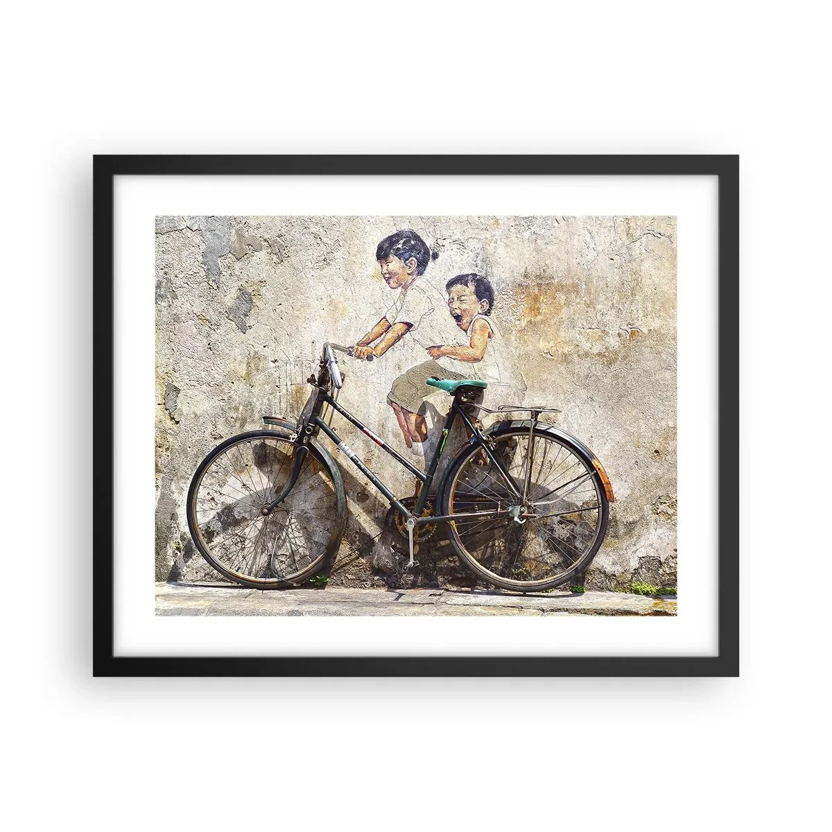 Plakat w czarnej ramie - Prawda czy fałsz? - 50x40 cm