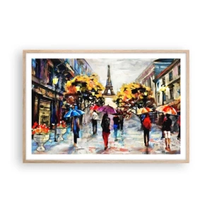 Plakat w ramie jasny dąb - Jesienią szczególnie piękny - 91x61 cm