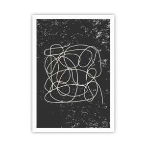 Plakat - Błądzenie myśli - 70x100 cm