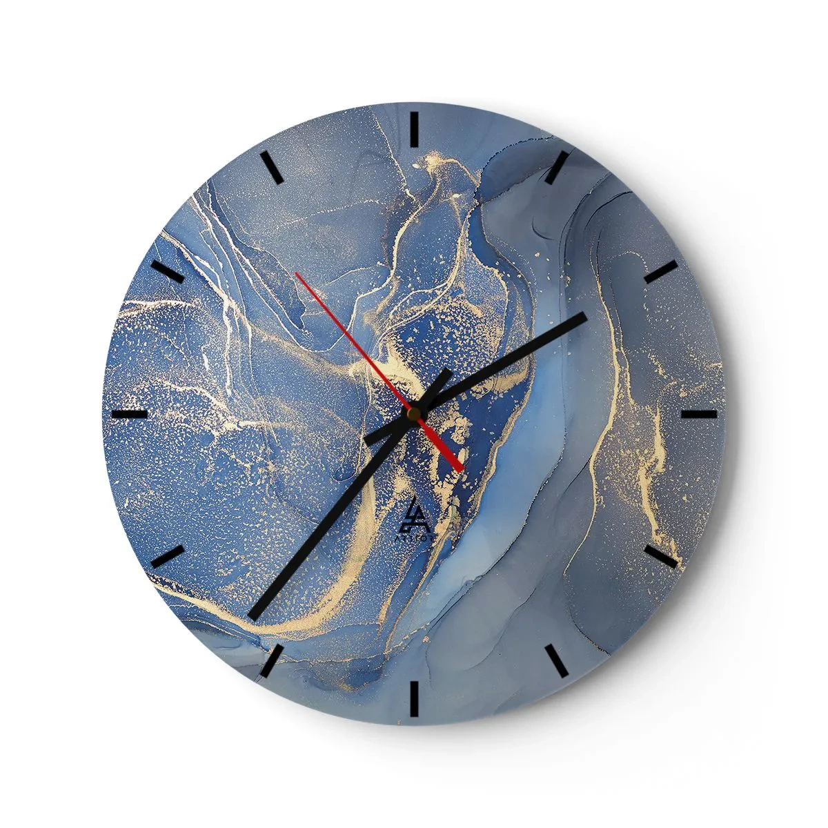 Zegar ścienny - Złoty pył - 40x40 cm