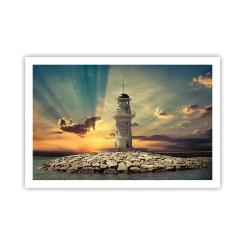 Plakat - Światło - Dobro - Piękno - 91x61 cm