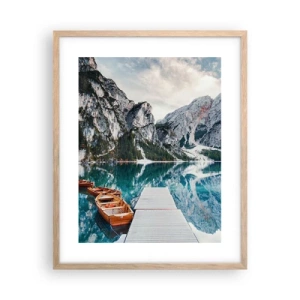 Plakat w ramie jasny dąb - Pokażemy ci piękno - 40x50 cm