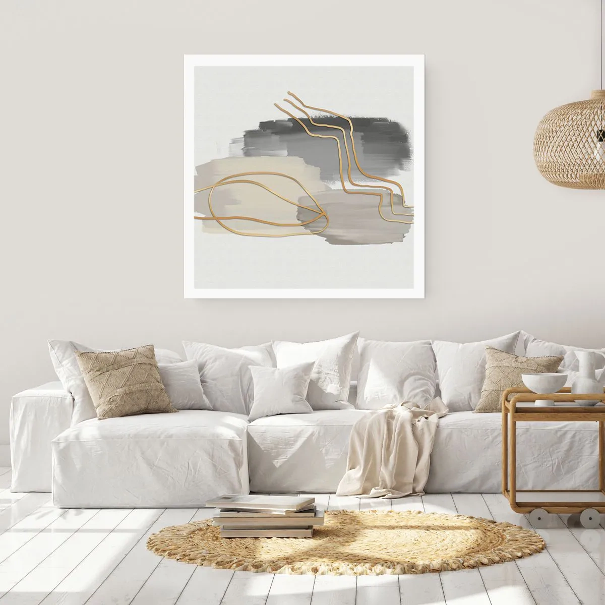 Plakat - Trwanie i ruch - 40x40 cm