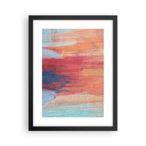 Plakat w czarnej ramie - Spłynąć tęczą - 30x40 cm