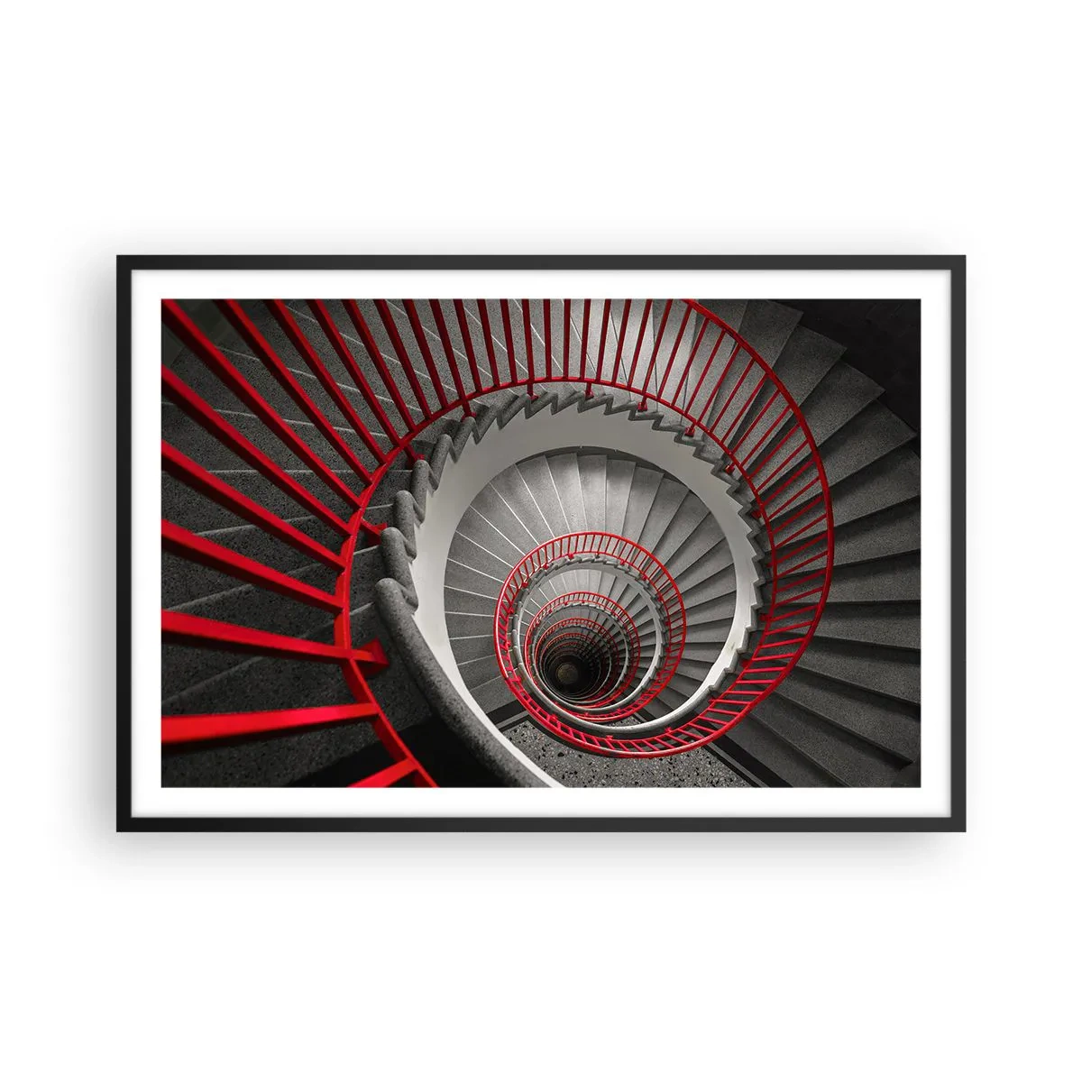 Plakat w czarnej ramie - Zabawy architektury - 91x61 cm