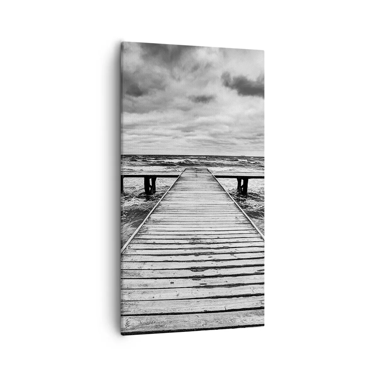 Obraz na płótnie - Czekam na wiatr, co rozgoni… - 55x100 cm