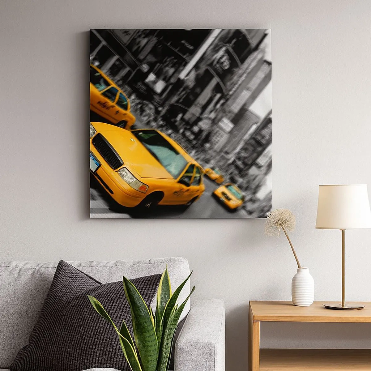 Obraz na płótnie - Nowojorskie krople słońca - 30x30 cm