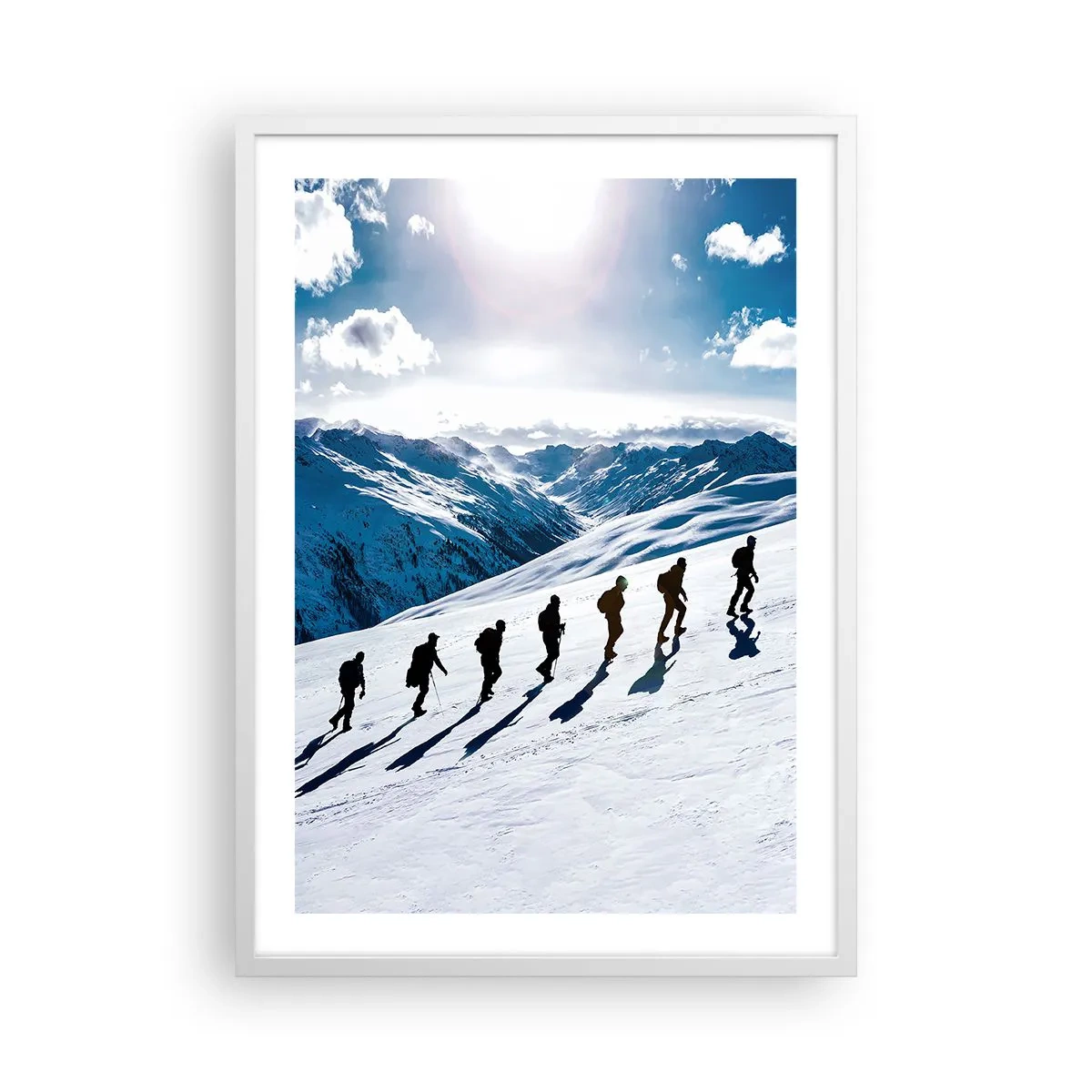 Plakat w białej ramie - Drużyna zdobywców - 50x70 cm