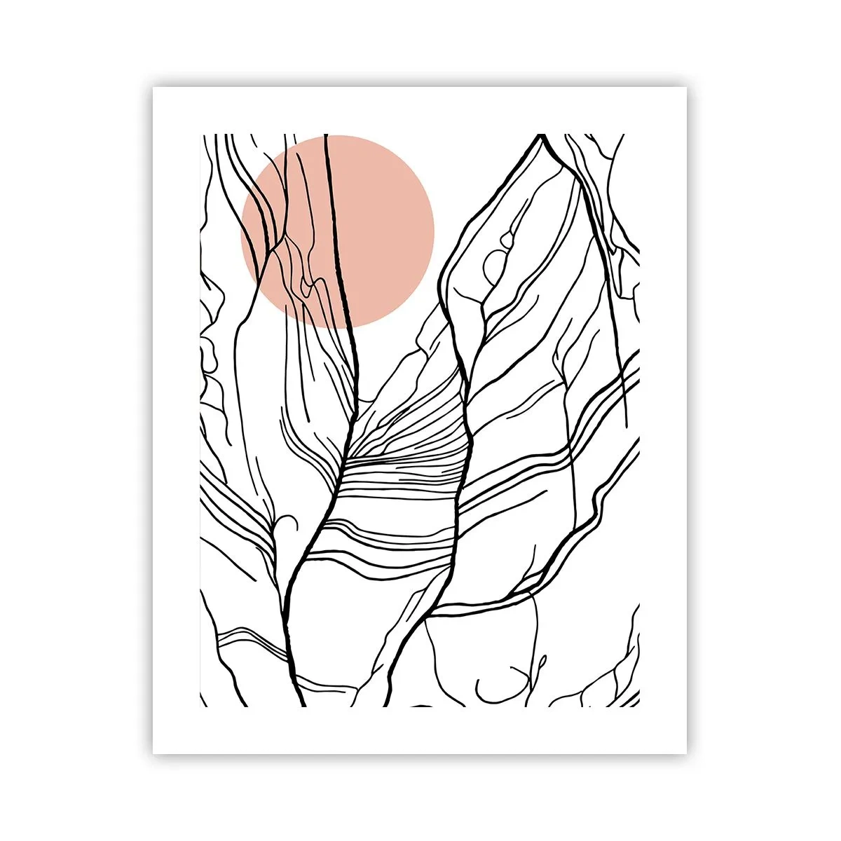 Plakat - W sieci gałązek - 40x50 cm