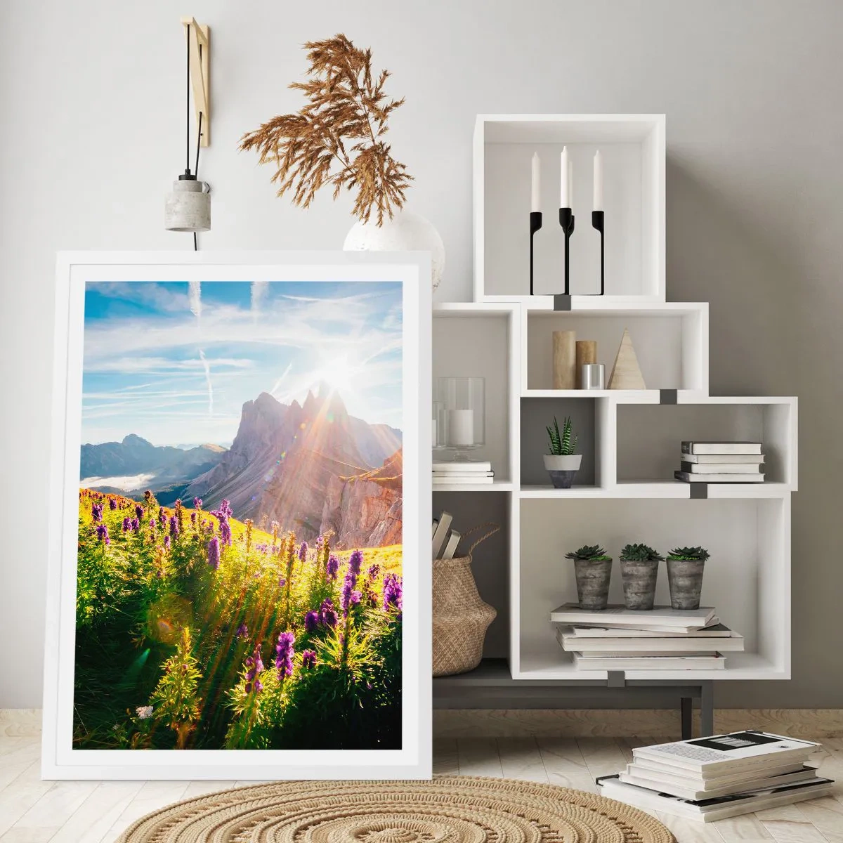 Plakat w białej ramie - Sekretne życie ziół - 70x100 cm