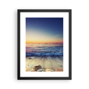 Plakat w czarnej ramie - A co za horyzontem? - 30x40 cm