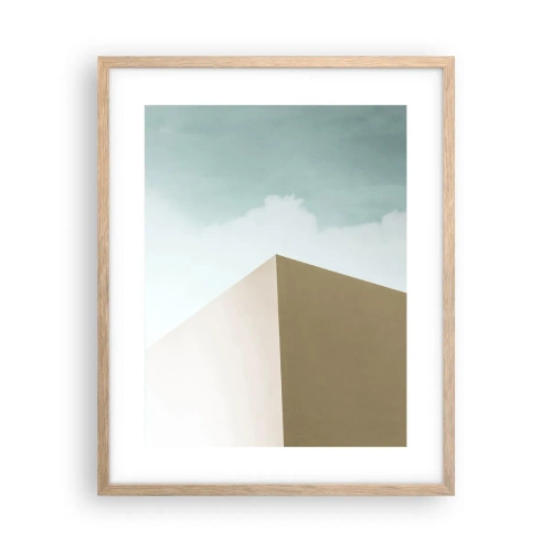 Plakat w ramie jasny dąb - Geometria słonecznego lata - 40x50 cm
