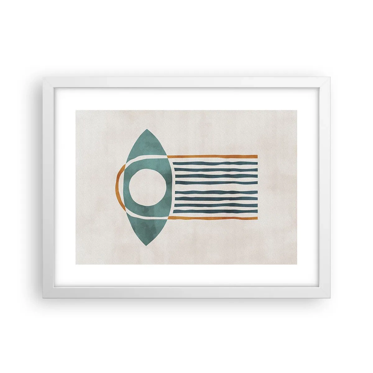 Plakat w białej ramie - Znaki i rytuały - 40x30 cm