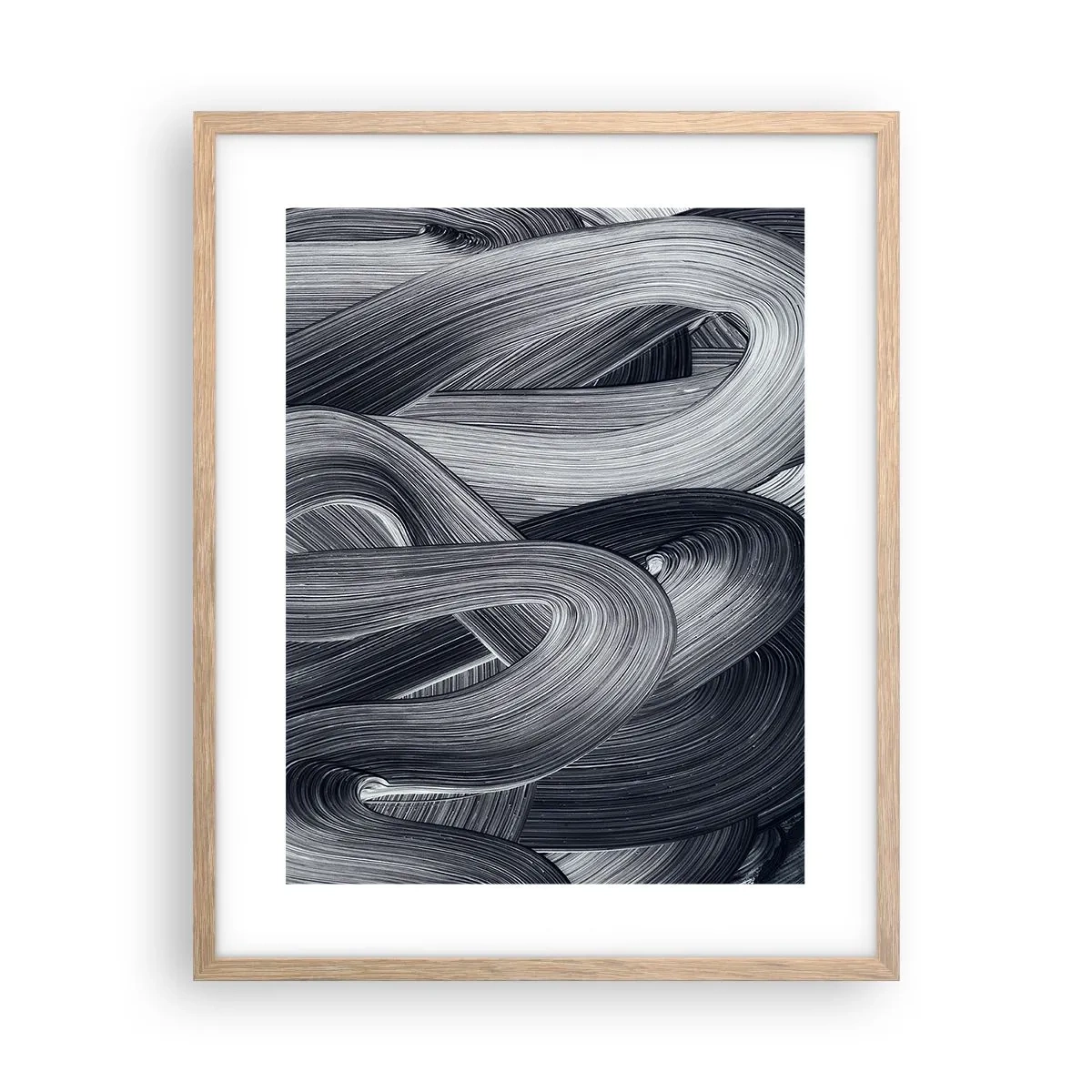 Plakat w ramie jasny dąb - Płynność rzeczywistości - 40x50 cm