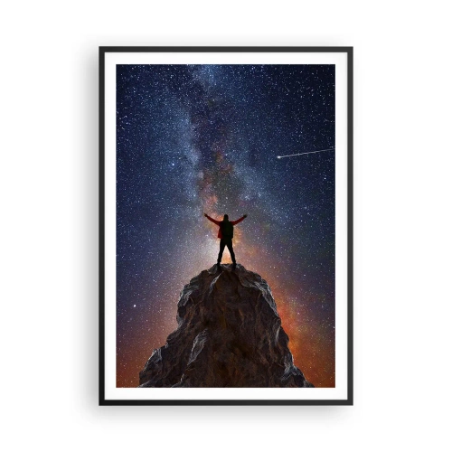 Plakat w czarnej ramie - Moc jest ze mną! - 70x100 cm