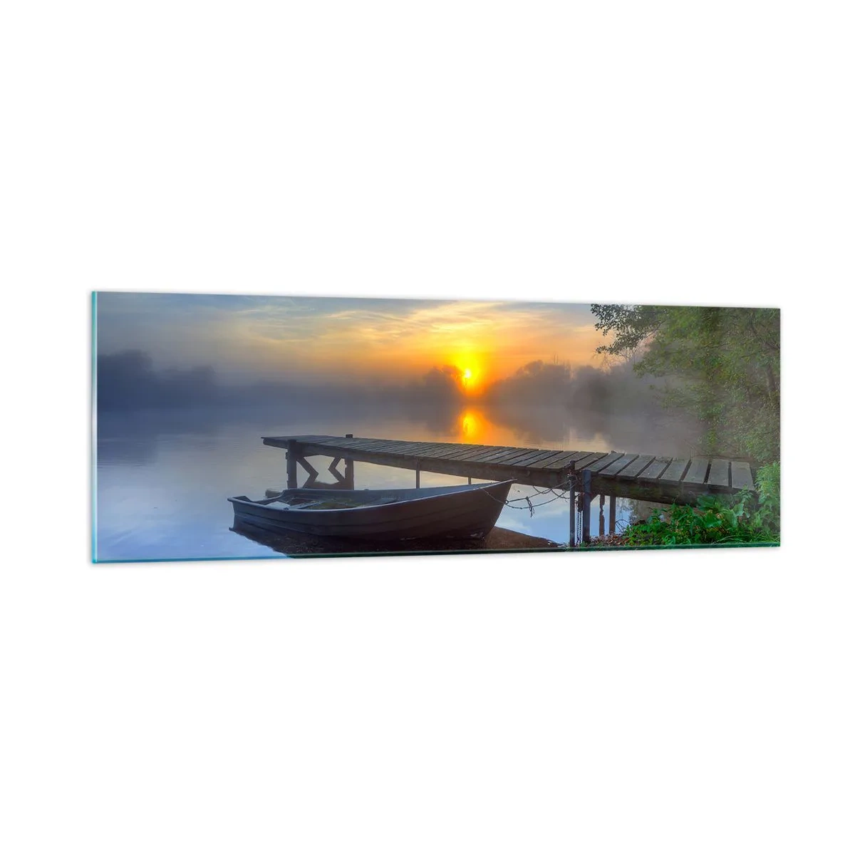 Obraz na szkle - Jak zwyczajne zamienia się w magiczne - 90x30 cm