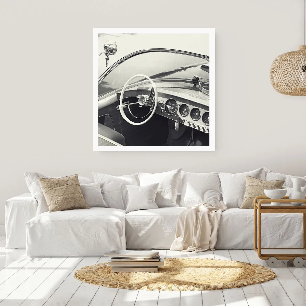 Plakat - Pogoda dla bogaczy - 60x60 cm