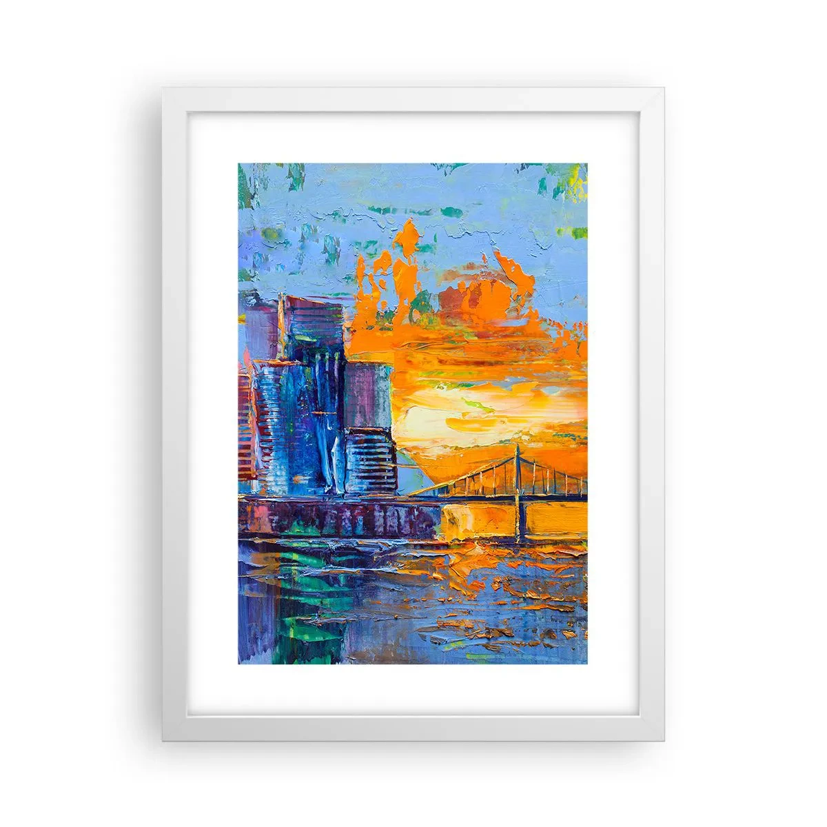 Plakat w białej ramie - Kultura i natura - 30x40 cm