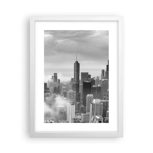 Plakat w białej ramie - Pejzaż amerykański - 30x40 cm