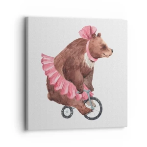 Obraz na płótnie - Ale cyrk! - 30x30 cm