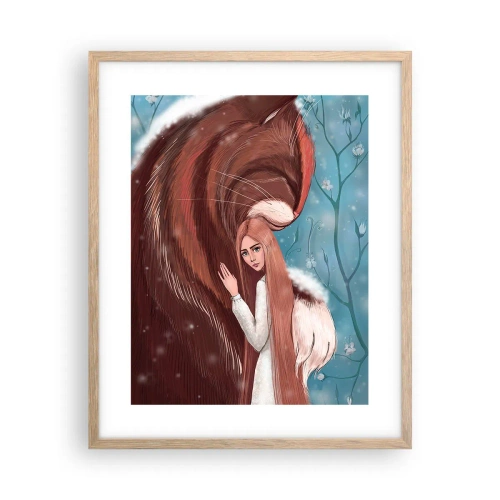 Plakat w ramie jasny dąb - Witaj w baśni - 40x50 cm