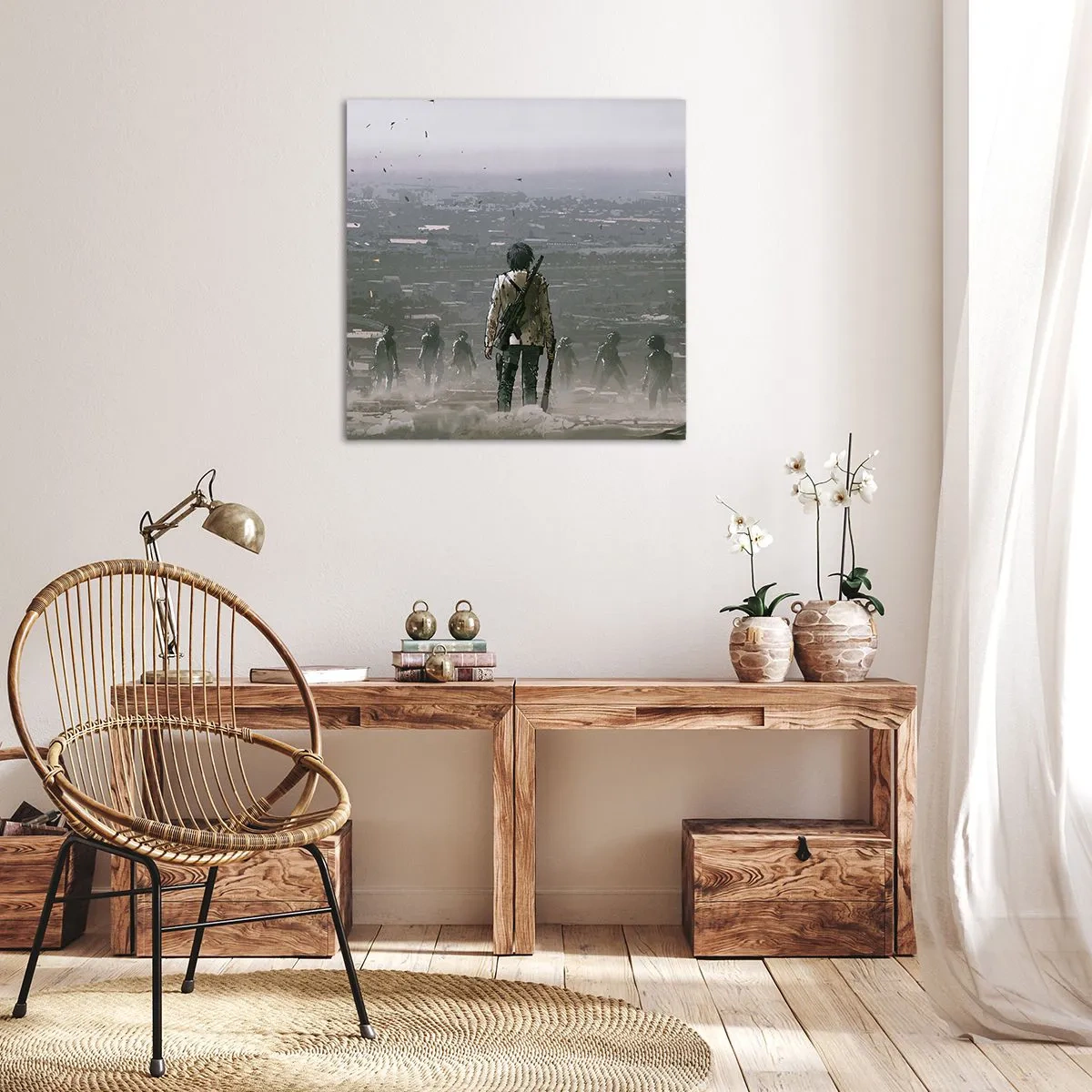 Obraz na płótnie - Ostatni sprawiedliwy? - 50x50 cm